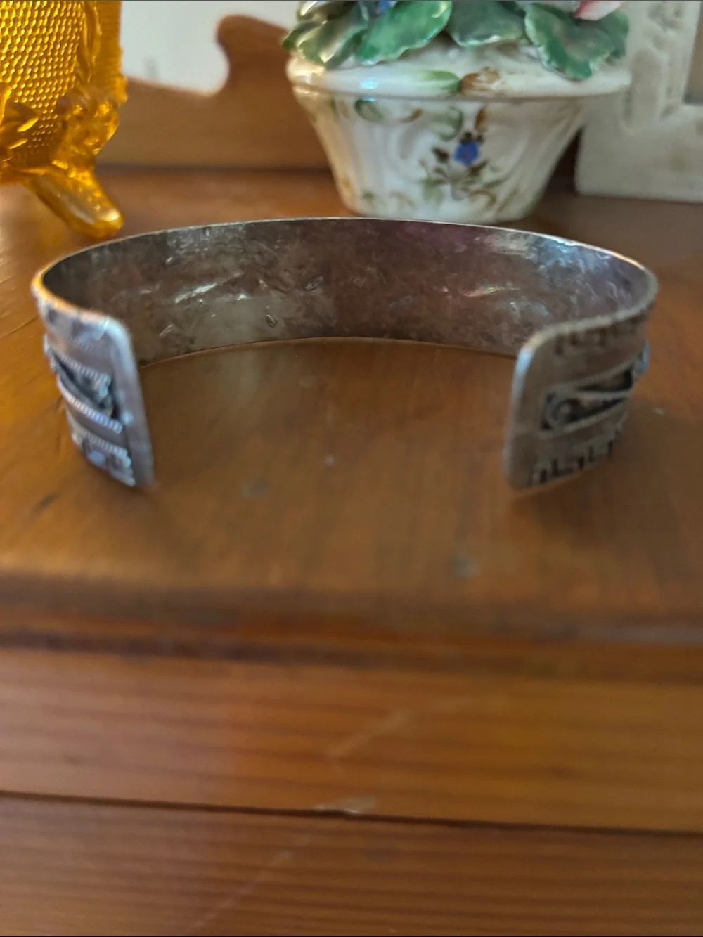 Sterling Silver Turquoise Accent Cuff Bracelet - Women Jewelry